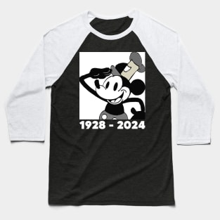 Steamboat Willie. 1928 - 2024 Baseball T-Shirt